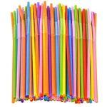 Songnass 100PCS Flexible Plastic Straws, Colorful Disposable Bendy Party Fancy New. Price: $17.45.