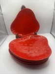 Vtg Metlox Poppytrail Strawberry Shaped Luncheon Plate 9 3/4 Set Of 6 Htf Used. Price: $65.00.