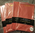 4-PACK Premium 84" Round Disposable Plastic Tablecloth Burgundy New. Price: $5.00.