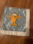 Vintage 1978 Gibson Napkins Sealed New Cartoon Garfield The Cat Rare 13X13. Price: $14.99.