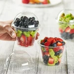 Comfy Package 9 Oz. - 50 Count Clear Plastic Cups With Dome Lids (no Hole), ... New. Price: $21.95.