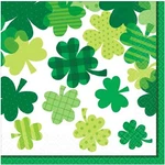 Blooming Shamrocks St. Patrick's Holiday Party 36 Ct. Paper Beverage Napkins New. Price: $11.99.
