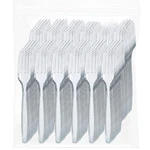 Prestee 500 Clear Plastic Forks - Heavyweight Disposable Count, New. Price: $59.99.