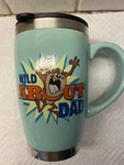 Tazmanian Devil Travel Mug Coffee Cup Fathers Day Hallmark Looney Tunes Used. Price: $11.97.