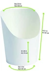 Packnwood 210GSP25BL White Mini Fries/wrap Cup - 2OZ D:1.9IN H:3.1IN 500 Pcs New. Price: $17.48.