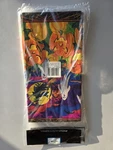 2 Vintage Halloween Vinyl Tablecovers, By Trend Setters, 54" 96" New Pckg. Price: $12.00.