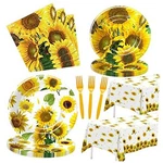 Apowbls Sunflower Plates And Napkins Party Decorations Tableware, New. Price: $29.25.