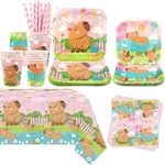 Obussgar Pink Capybara Party Decoration - Birthday L, New. Price: $24.08.