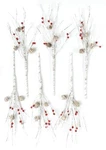 Craftmore Birch Berry Pick With Pinecones 16" Set New. Price: $37.09.