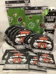 Football Party Plates Napkins Cups Tablecloths Game Time Touch Down The End Zone New. Price: $49.99.