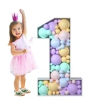 Imprsv 3FT Mosaic Numbers For Balloons, Frame, Marquee ... New. Price: $33.95.