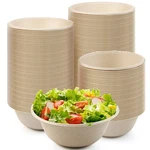 200 Pcs 8 Oz Natural Sugarcane Biodegradable Bowls Disposable Paper Com... New. Price: $30.41.