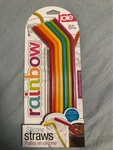 Joie Silicone Straws With Cleaning Brush Set Of 6 Colors May Vary New. Price: $11.00.