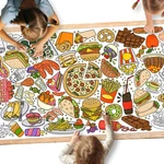 Gatherfun Giant Kids Coloring Poster X 72"L 31.5"W, White New. Price: $14.98.