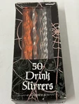 Amscan Halloween Drink Stirrers Vintage Spooky Party Favors Bar Swizzle Stix Used. Price: $12.99.