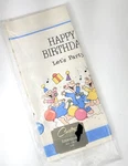Vtg Humorous Adult Birthday Party Paper Table Cover 54X96 Carlton Card Sealed Open. Price: $11.99.