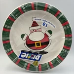 2004 Santa Claus Dixie Soak Proof Paper Plates 18 Count Christmas 10 1/4 New. Price: $14.90.
