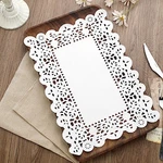 100 White 14" Rectangular Disposable Paper Doilies Placemats Party Supplies New. Price: $8.29.