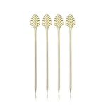 Viski Gold Art Deco Cocktail Picks, Stainless Steel For Drinks... New. Price: $22.20.