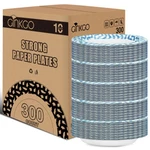 Paper Plates 10 Inch Bulk 300 Count, Thickened Disposable Large Heavy ... New. Price: $79.45.