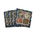 Decoupage Art Craft Cocktail Napkin 3-PLY 5" X Seashell Welcome To The Beach New. Price: $6.49.