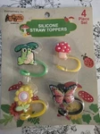 4 Pack Cracker Barrel Old Country Store Silicone Straw Toppers Frog Mushroom New. Price: $9.99.
