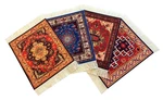 Turkish Rug Coasters Set Of 4 Carpet-style Drink Mats With Fringe, Non-s New. Price: $21.37.