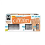 Member's Mark Clear Cutlery Combo Pack Forks Knives Spoons 360 Ct New. Price: $29.89.