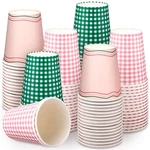 100 Pcs Camp Gingham Disposable Paper Cups Bachelorette Party Supplies 9... New. Price: $31.07.