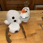 Disney Frozen Pull-apart Olaf Talking Plush Toy 15 Works Used. Price: $20.00.