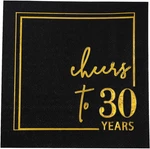 Cheers To Years Cocktail Napkins 50 3-PLY Birthday 5X5 Inches Dis New. Price: $23.40.