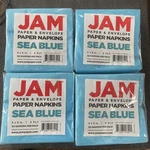 Jam Paper Small Beverage Napkins, 5X5 Blue, 40 Pack, Soft New. Price: $20.00.