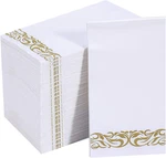 200 Pack Paper Napkins Guest Towels Disposable Premium Quality 3-PLY Dinner New. Price: $33.99.