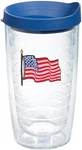 Tervis American Flag Insulated Tumbler With Emblem And 16 Ounces, Blue Lid New. Price: $28.99.
