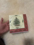 Spode Christmas Xmas Tree Decoration Paper 3-PLY 40 Lunch Napkins New Package. Price: $9.38.