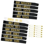 Snsowed 12 Pack- Bachelorette Party Bride To 24 Piece Set, 'black', 'white' New. Price: $19.99.