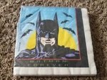 Dc Comics Unique Batman Forever 16 Ct. Birthday Luncheon Napkins New Nos!! 1995. Price: $8.00.