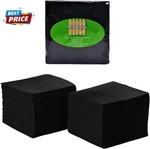 Black NAPKIN-100CT Paper Cocktail Beverage Napkins, 2-PLY, (pack New. Price: $13.98.