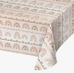 Creative Converting Tablecloth Boho Rainbow 54" X 102" Paper Tabel Cover New. Price: $6.95.