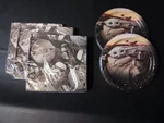 Star Wars Mandalorian Child Lunch Napkins & Plates Yoda Birthday Party Supplies New. Price: $11.45.