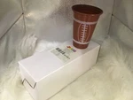 New Joyin 16 Oz. Brown Football Plastic Cups 24 Count. Price: $9.99.