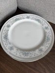 American Limoges Bridal Bouquet Dinner 4 Plates Used. Price: $45.99.