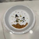 Peanuts Thanksgiving Ceramic 9.5" Pie Plate Charlie Brown Snoopy Woodstock New! Used. Price: $27.77.