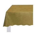 Spritz Plastic Cover Tablecloth Solid Dark Matte Gold Rectangle 52" X 108 New. Price: $13.49.