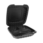 Pactiv Corp. PCTYCNB09030000 Compart Lid Container - Black (120/CARTON) New. Price: $55.38.