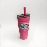 Bubba Envy Stainless Steel Tumbler 24OZ Pink Straw/drinkable Lid Cold 18 Hrs New. Price: $15.00.
