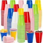 Goaste 240 Pack Plastic Party Cups, 16OZ Disposable Beverage Drinking Colo New. Price: $61.99.