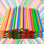 200 Pcs Jumbo Smoothie Straws, Colorful Disposable Wide-mouthed Large New. Price: $21.18.