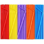 Disposable Plastic Straws, Pack Of 500, Assorted Colors New. Price: $23.19.