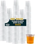 Plastic Shot Glasses Disposable 250 Clear Cups Bulk New. Price: $45.49.